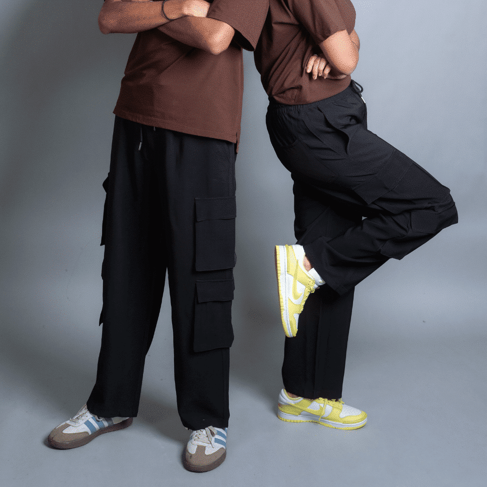 8 Pocket Baggies – Americano (Black)