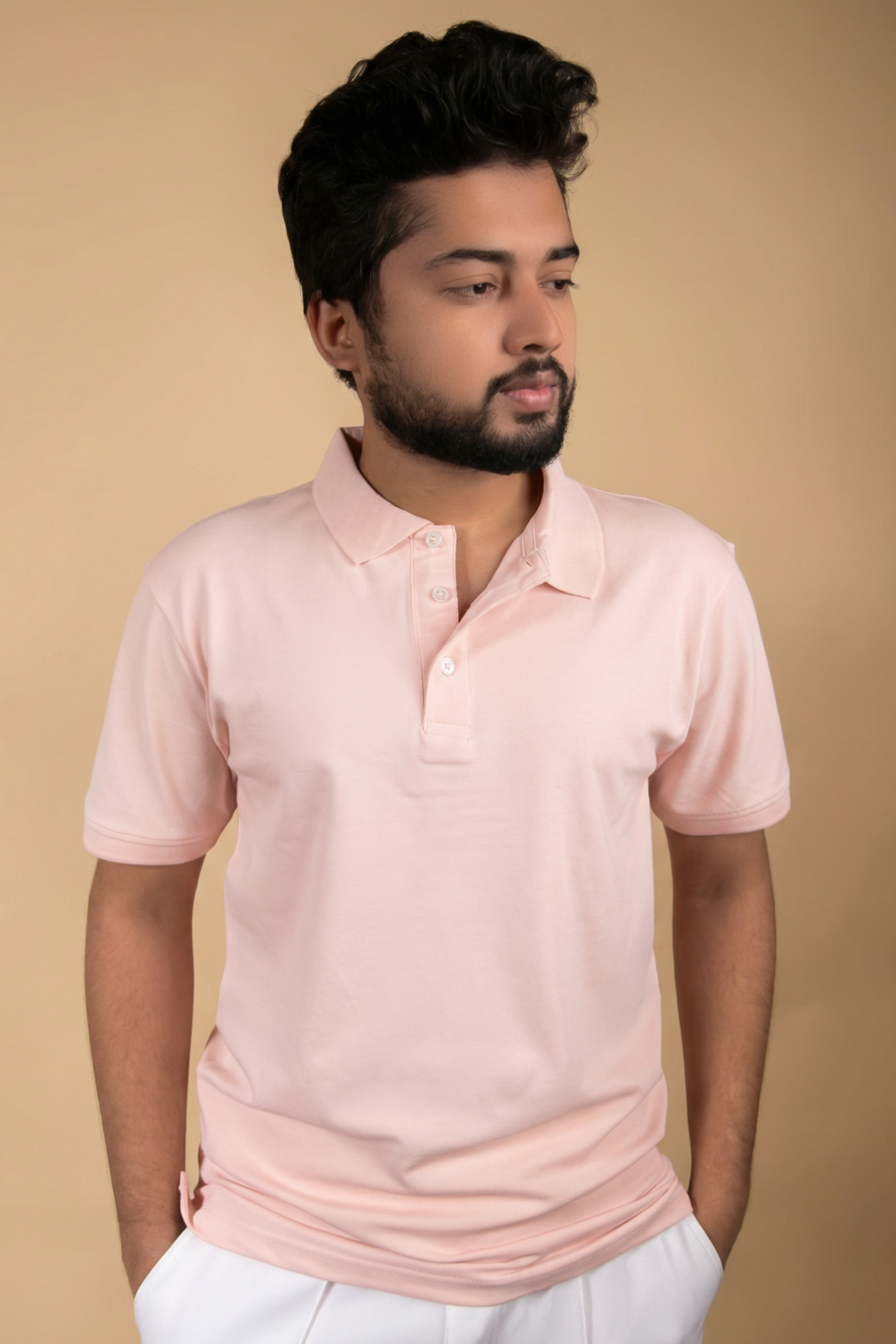 Classic Piqué Polo - Baby Pink