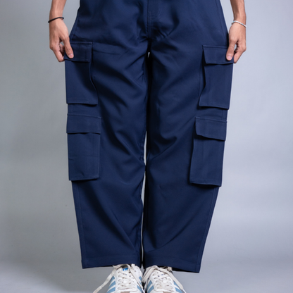 8 Pocket Baggies – Blue Macchiato (Navy Blue)