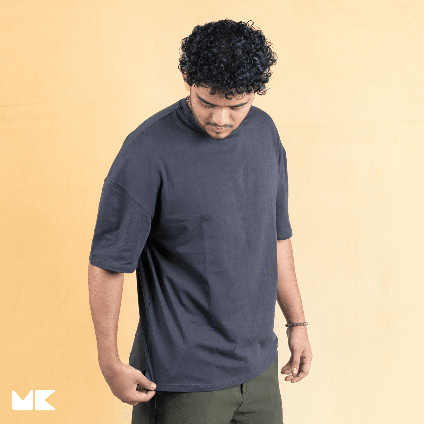 Oversized Drop Shoulder T-Shirt – Burnt Ash