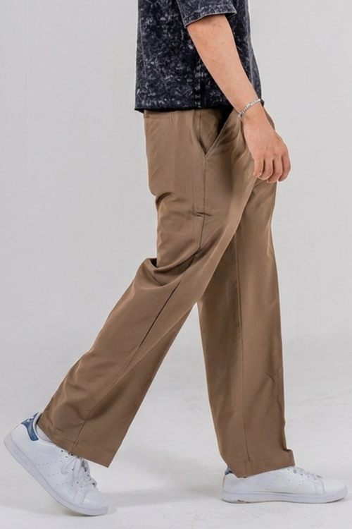 Load image 1 in gallery view. Korean Pants - Taupe (Warm Khaki)