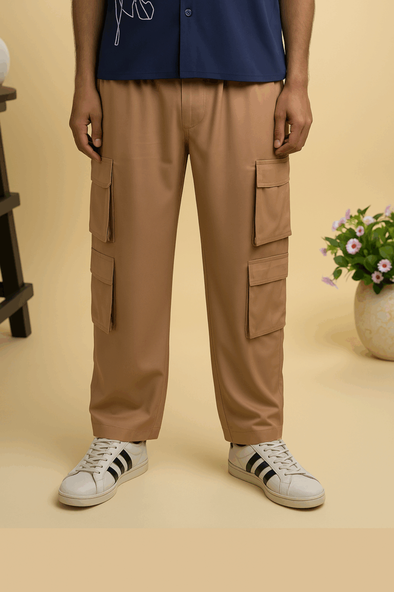 8 Pocket Baggies – Khaki