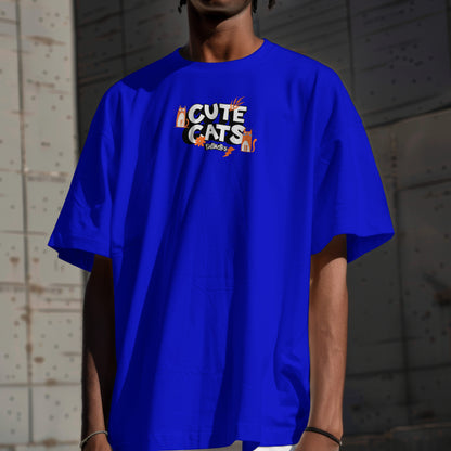 Cute Cats Limited - Oversized Drop Shoulder T-shirt