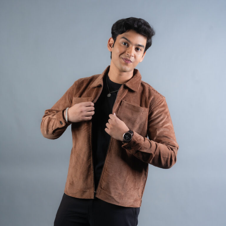 Cord Jacket- Brown