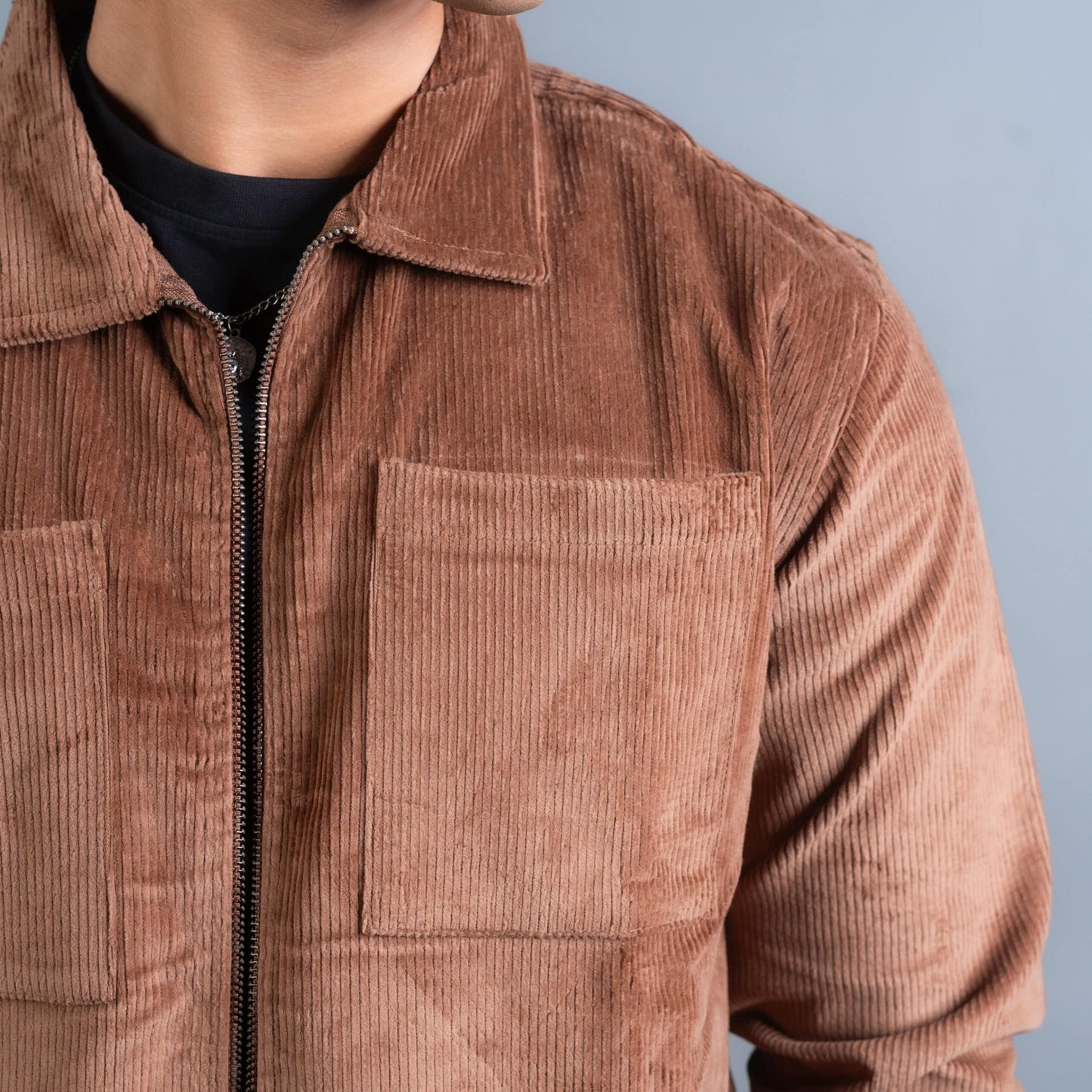 Cord Jacket- Brown