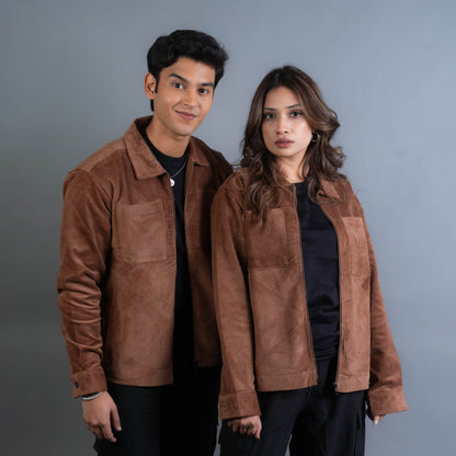 Cord Jacket- Brown