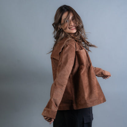 Cord Jacket- Brown