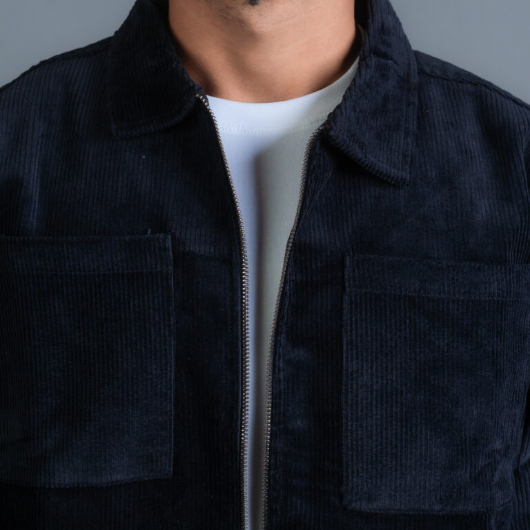 Cord Jacket- Black