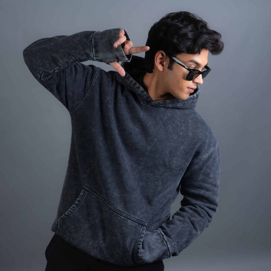 Acidic Black- Hoodie