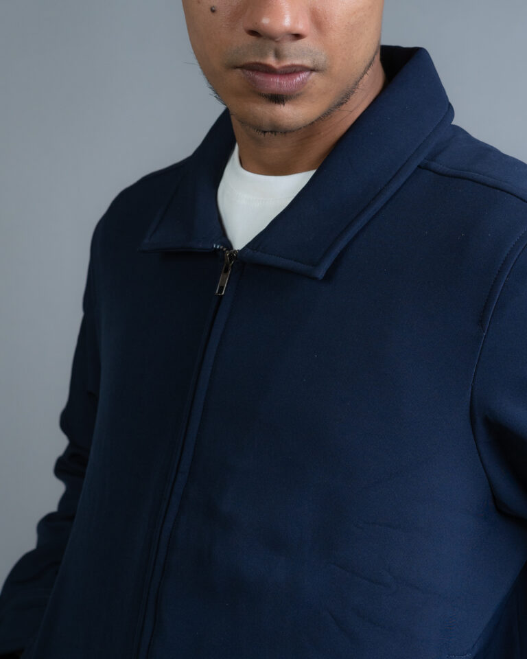 Bonded Jacket- Navy Blue