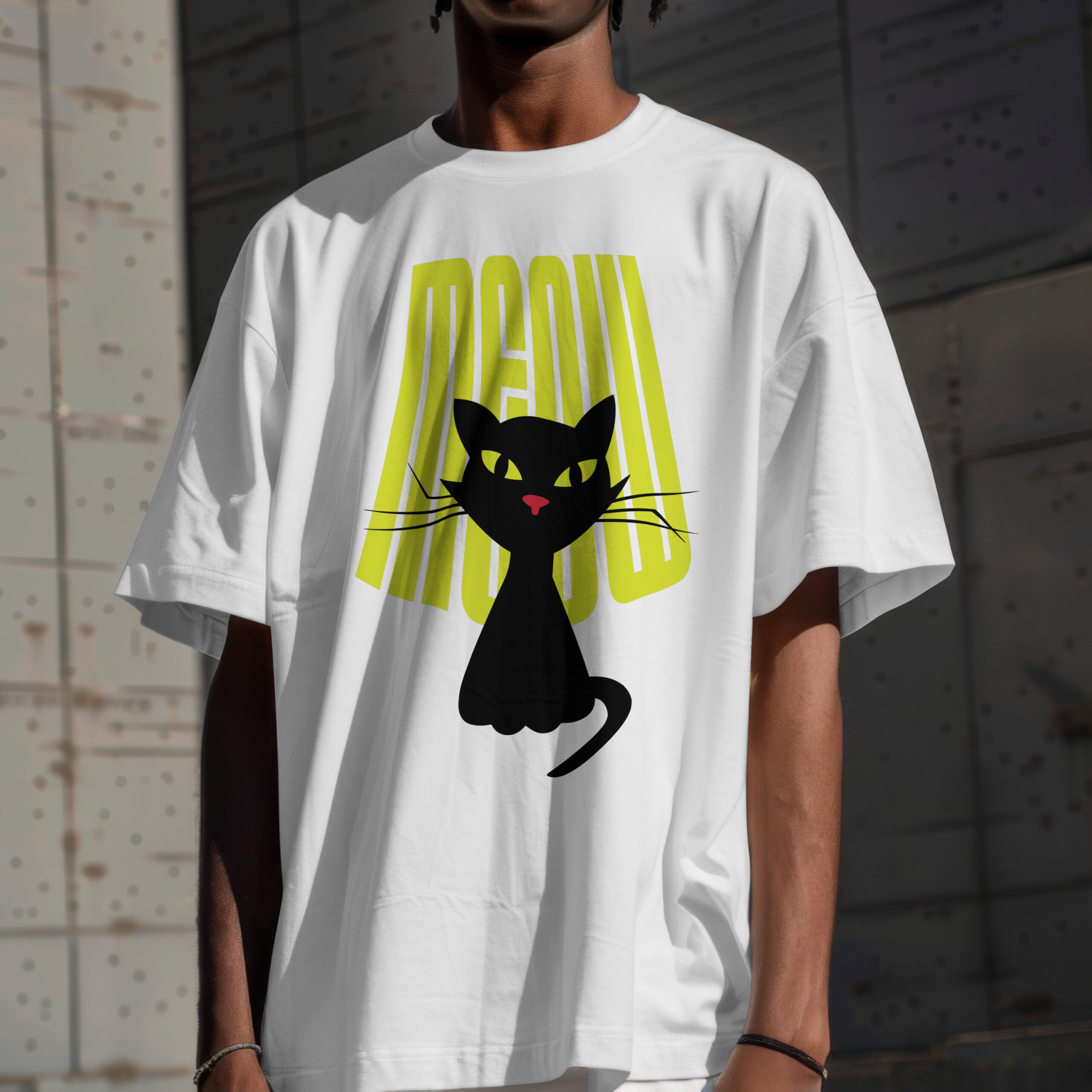 Lurk – Rule the Shadows (MEOW) - Oversized Drop Shoulder T-shirt