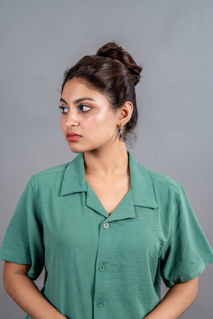 No Iron Cuban – Muted Mint