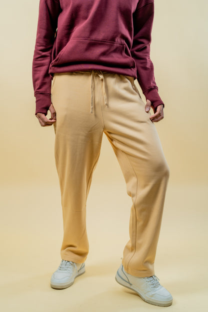 Relaxed Fit Sweatpants - Beige