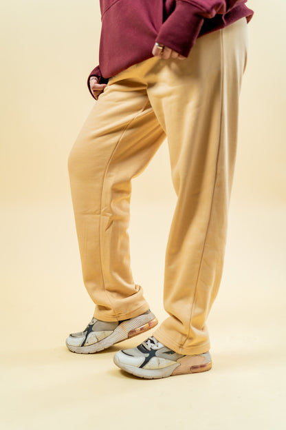 Relaxed Fit Sweatpants - Beige