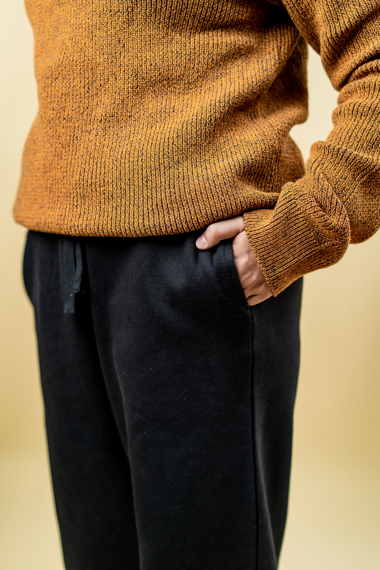 Relaxed Fit Sweatpants - Black