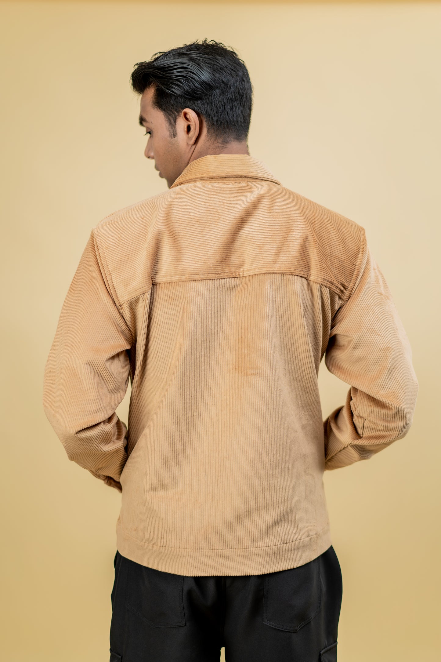 Cord Jacket-Brown