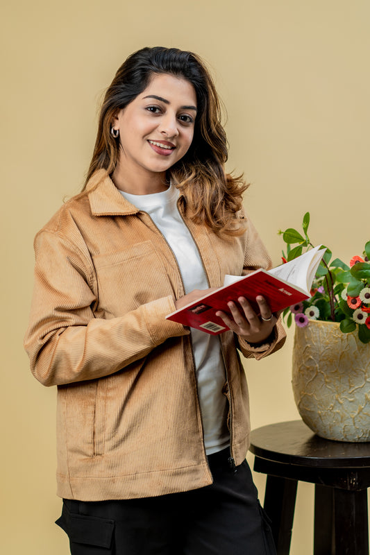 Cord Jacket-Brown