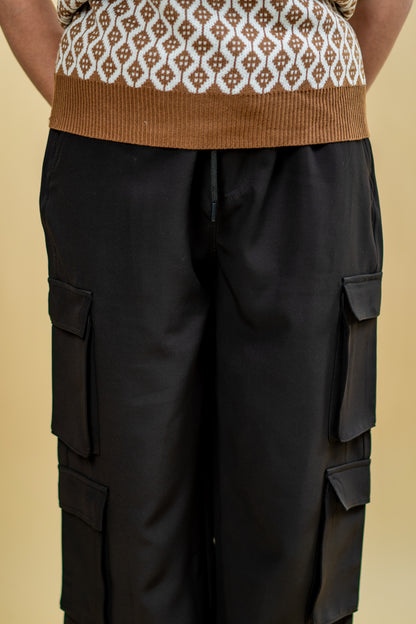 Vintage Knit Zip Polo Sweater