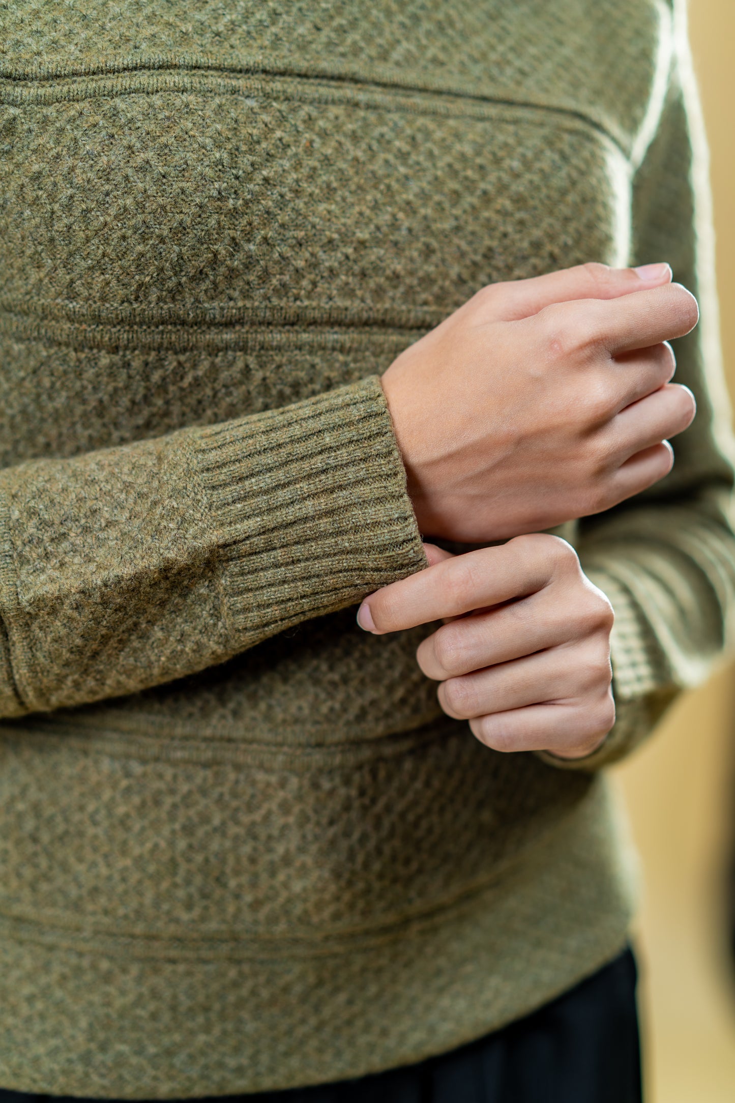 Polyamide Sweater: Olive