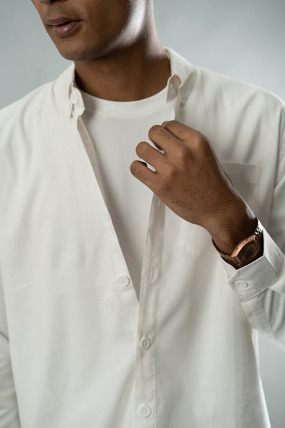 Button-Down Oxford Shirt – Vanilla Cream