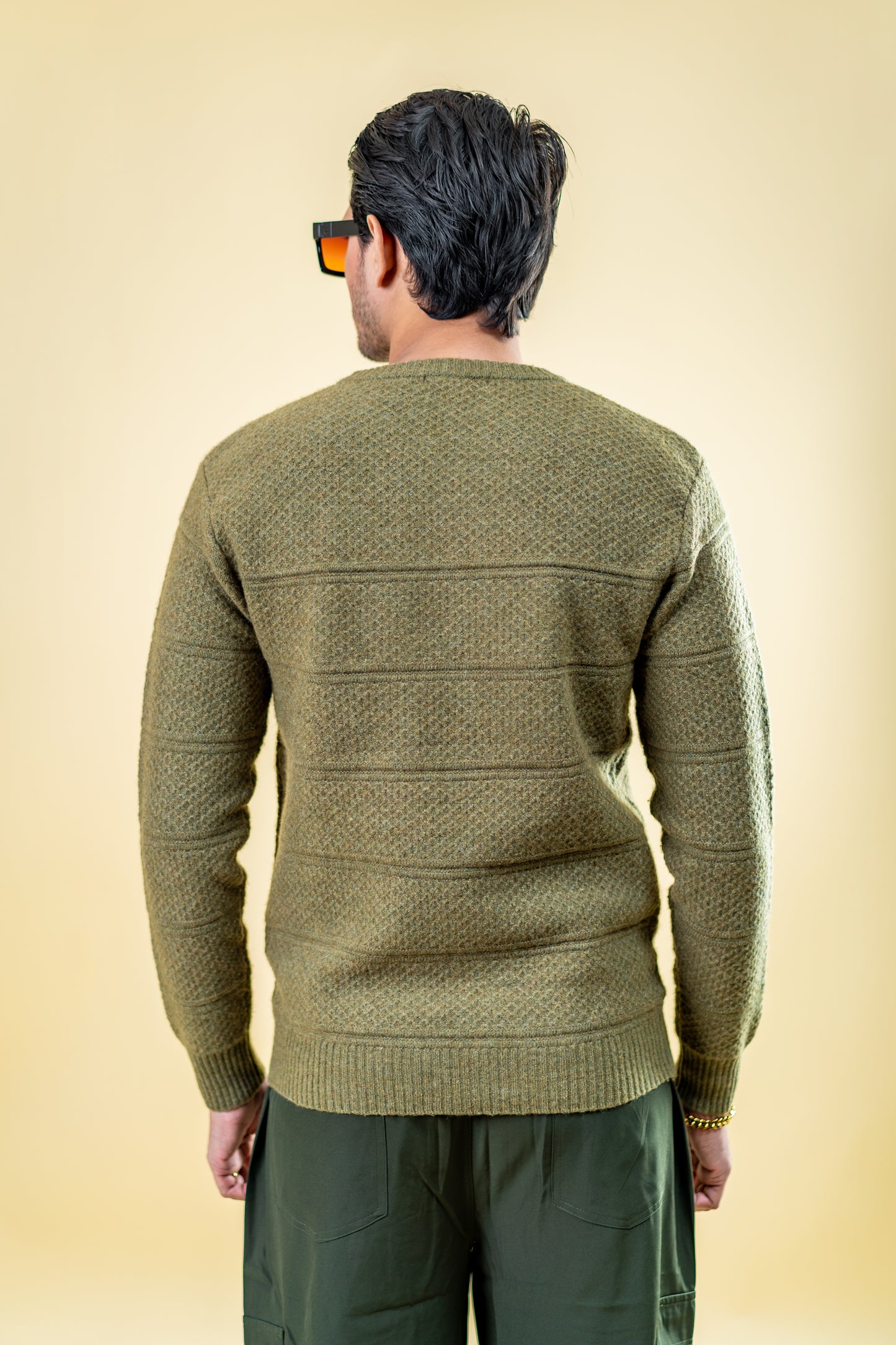 Polyamide Sweater: Olive