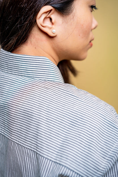 AirLight Button-down Shirts – Grey Striped