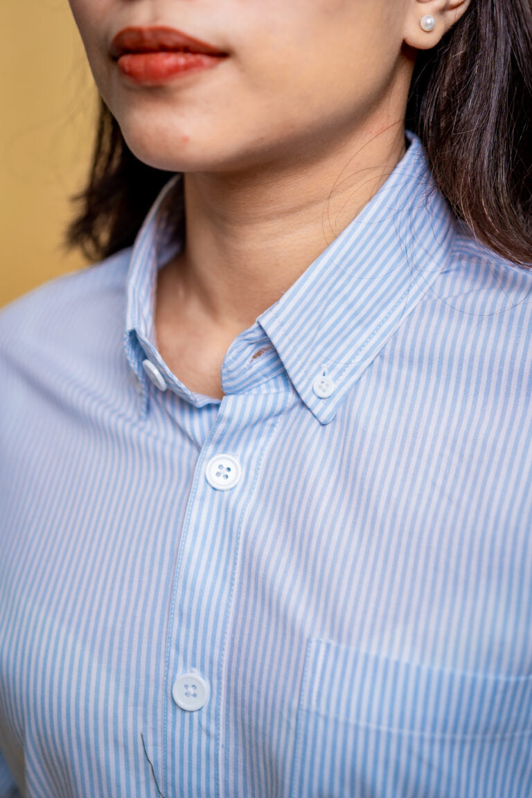 AirLight Button-down Shirts – Light Blue Stripes