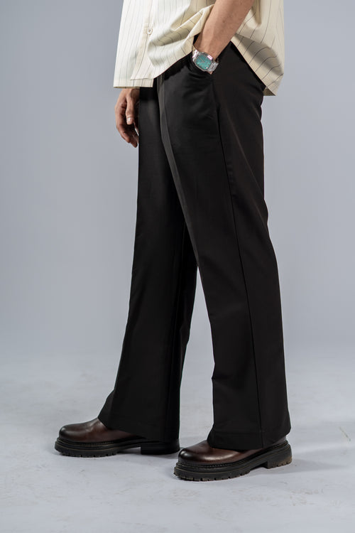 Load image 1 in gallery view. Bootcut Pajamas - Black