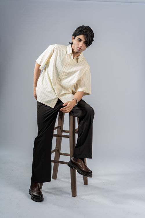 Load image 1 in gallery view. Bootcut Pajamas - Black