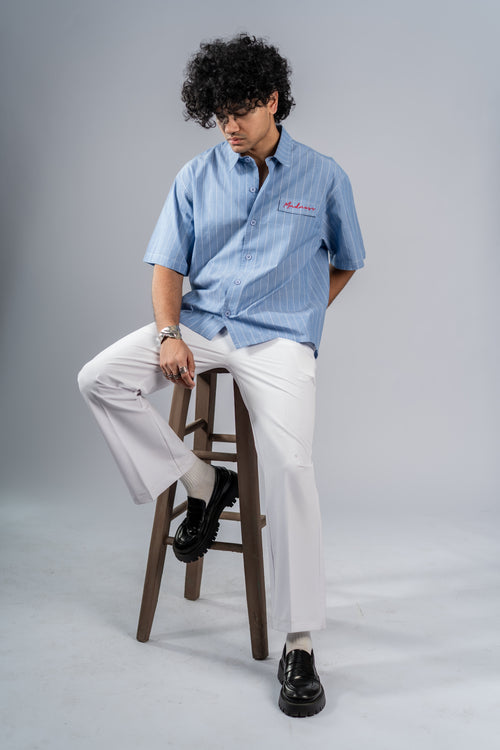 Load image 1 in gallery view. Bootcut Pajamas - White (DELIVERY ON 16th-17th March Inside Dhaka)