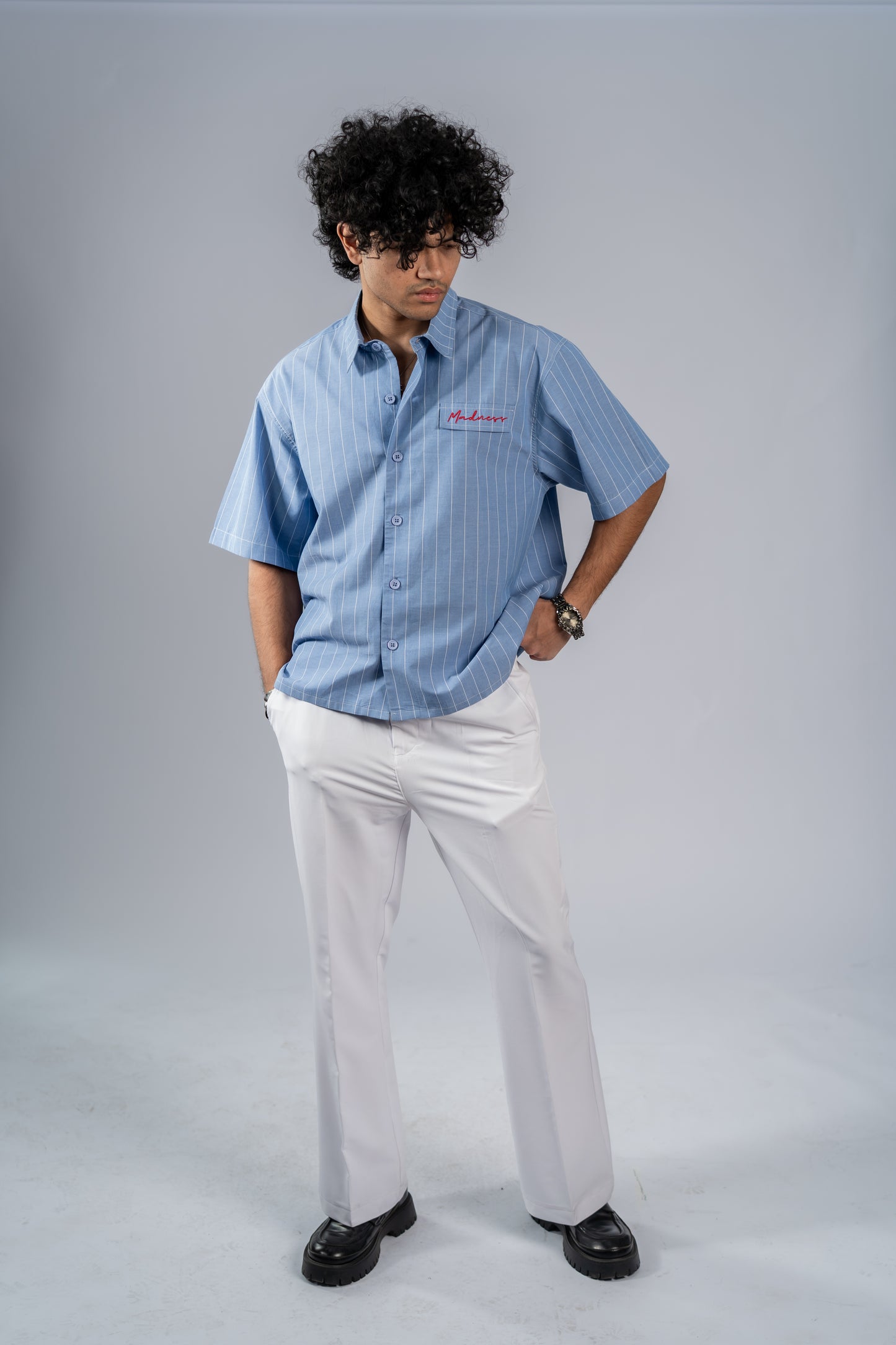 Bootcut Pajamas - White (DELIVERY ON 16th-17th March Inside Dhaka)