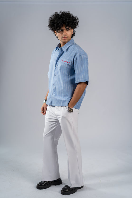 Load image 1 in gallery view. Bootcut Pajamas - White (DELIVERY ON 16th-17th March Inside Dhaka)