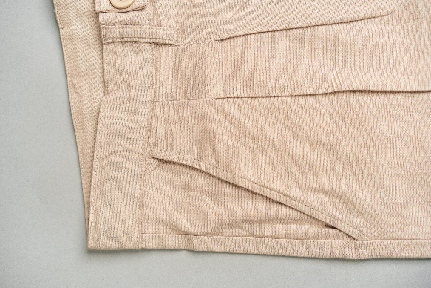 Linen Relaxed Fit Pant – Soft Beige