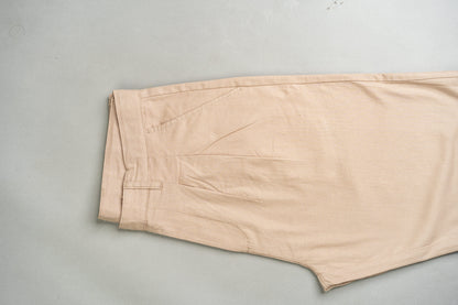 Linen Relaxed Fit Pant – Soft Beige