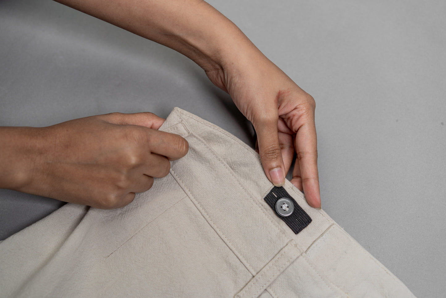 Linen Relaxed Fit Pant – Ivory Cream