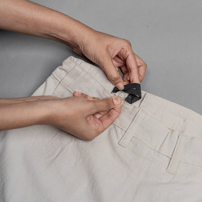 Linen Relaxed Fit Pant – Ivory Cream