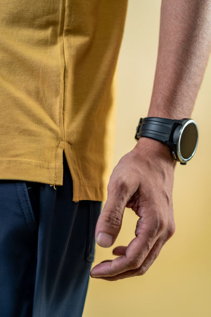 Oversized Drop Shoulder T-Shirt – Warm Nude