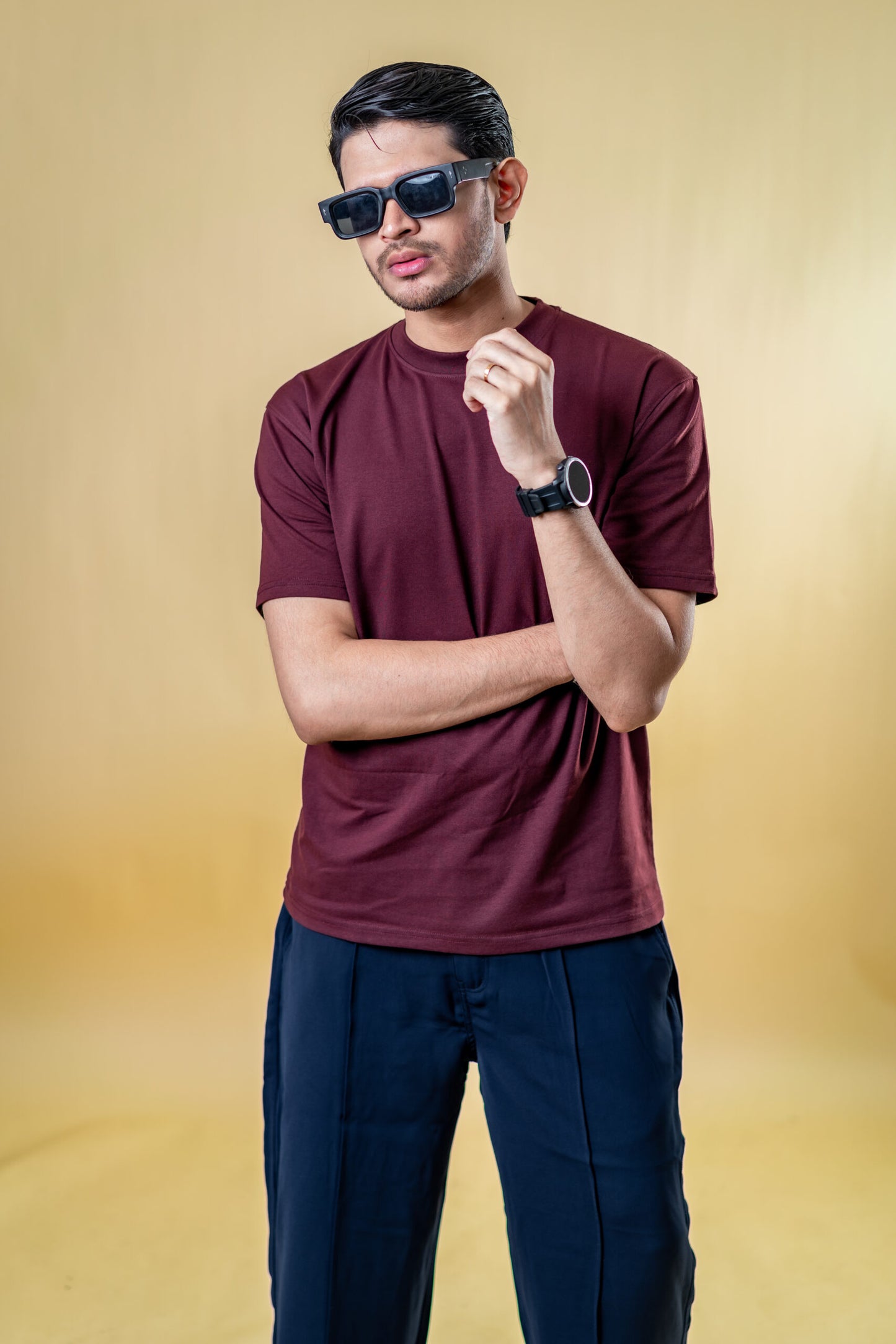 The Basics Liver Brown – Regular Fit T-shirt