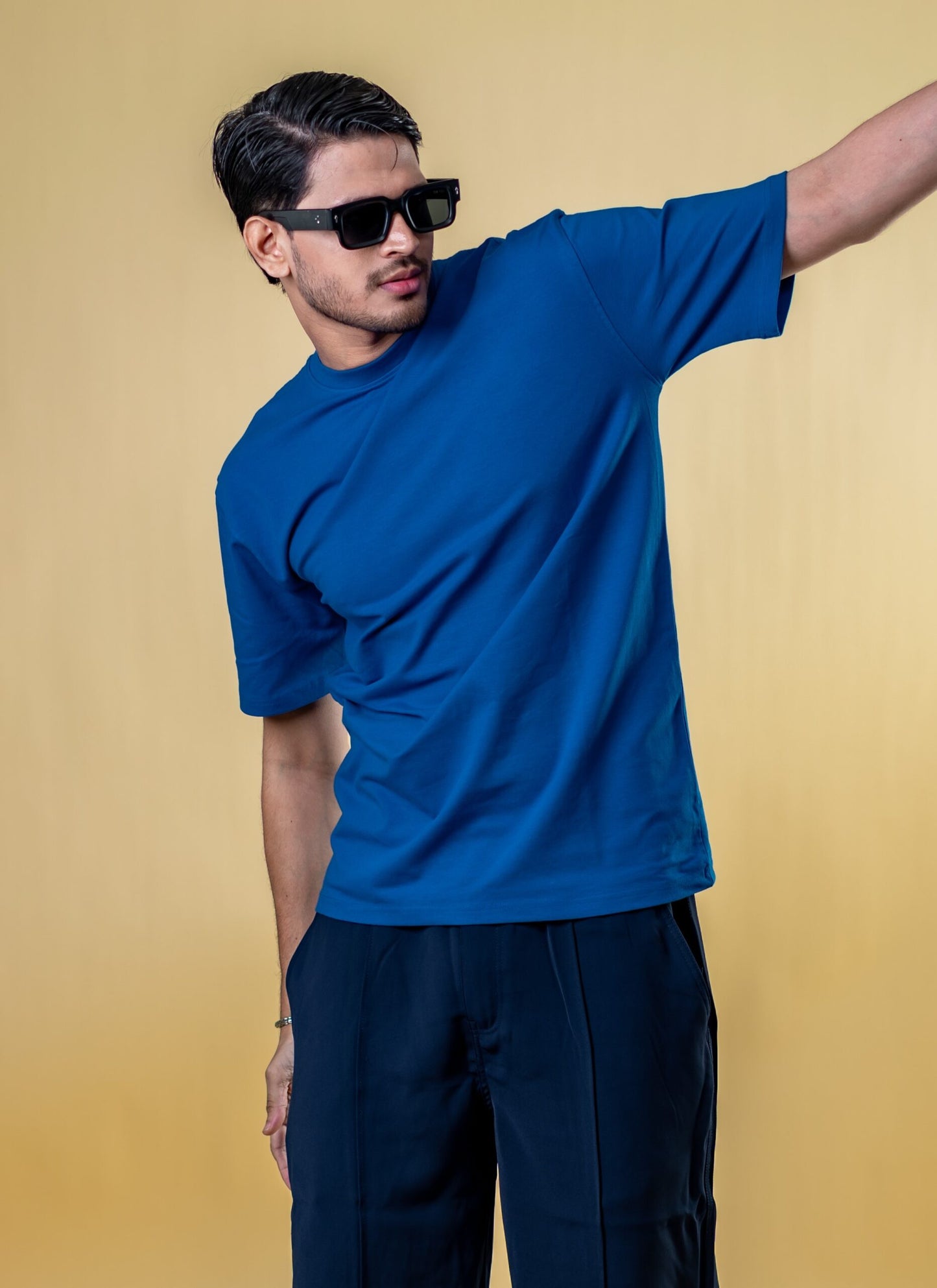 The Basics Royal Blue- Regular Fit T-shirt