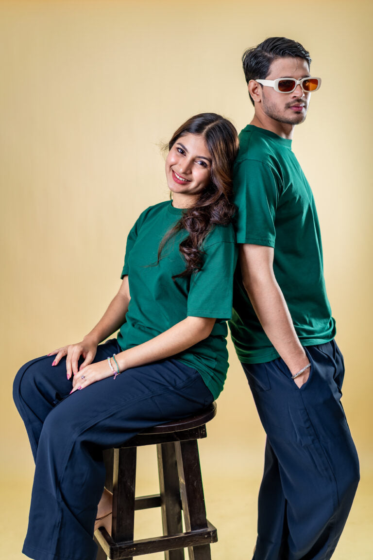 The Basics Dark Green- Regular Fit T-shirt