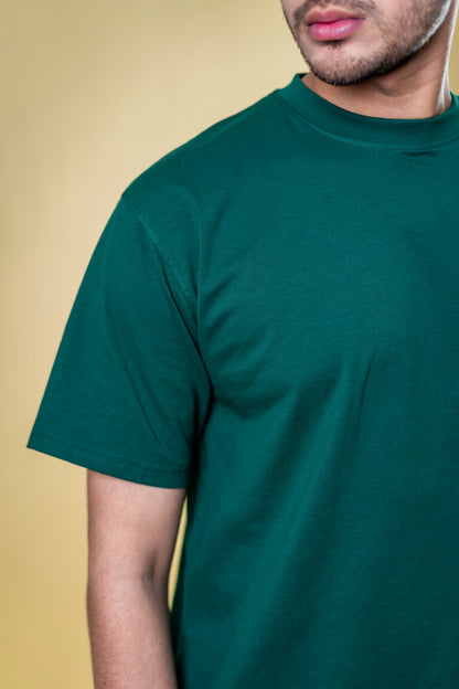 The Basics Dark Green- Regular Fit T-shirt