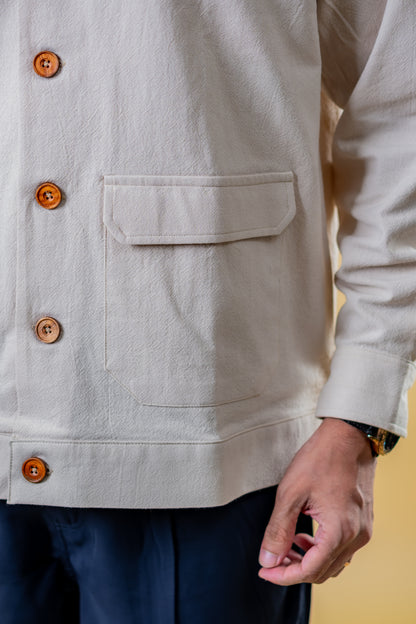 Mad Urban Shacket – Ivory Cream