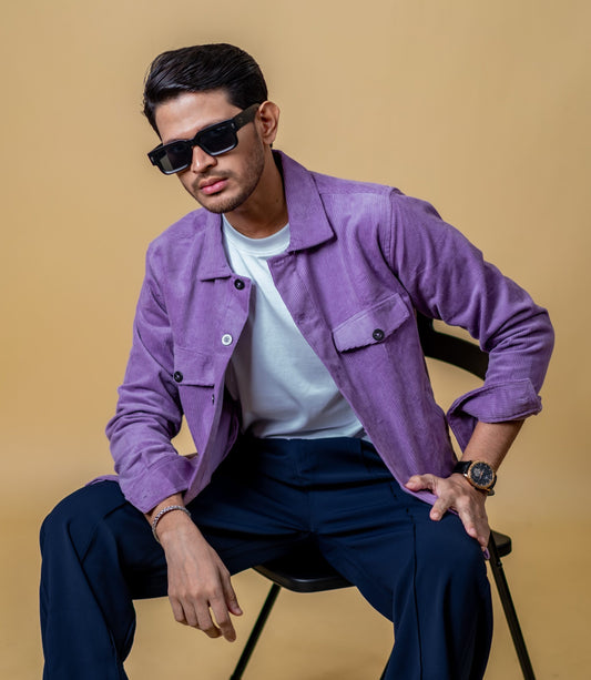 Cord Jacket – Lavender