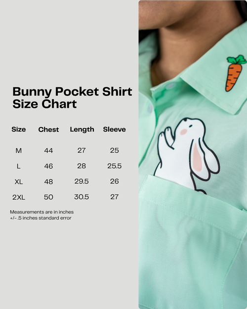 Load image 1 in gallery view. Bunny Pocket Shirt – Mint