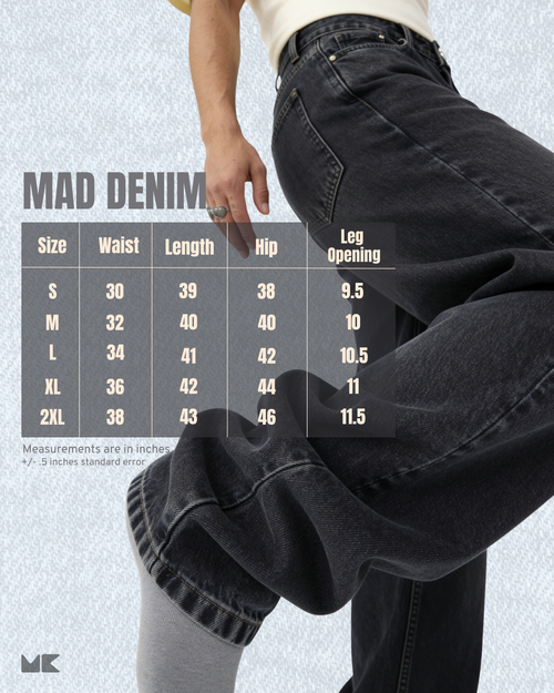Load image 1 in gallery view. Mad Denim - Shadow Burn