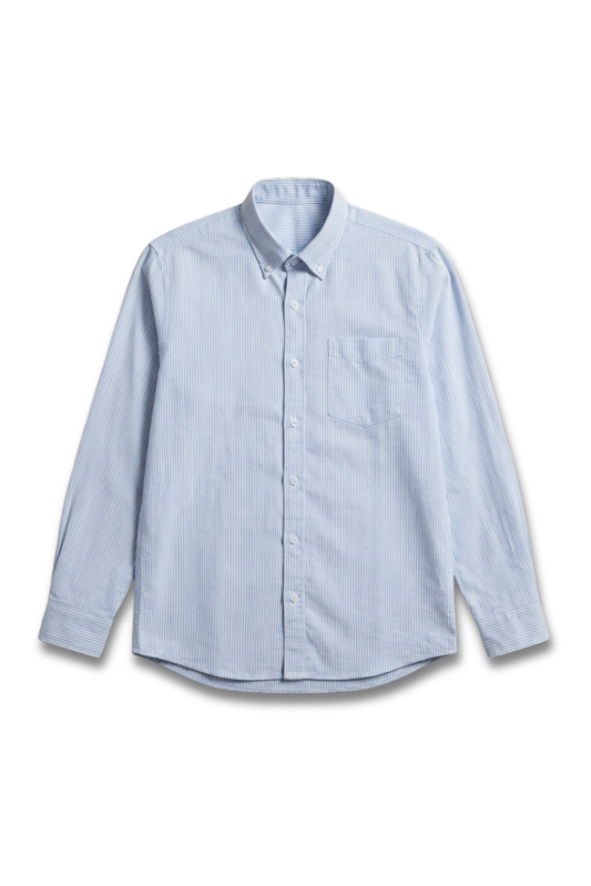 AirLight Button-down Shirts – Light Blue Stripes