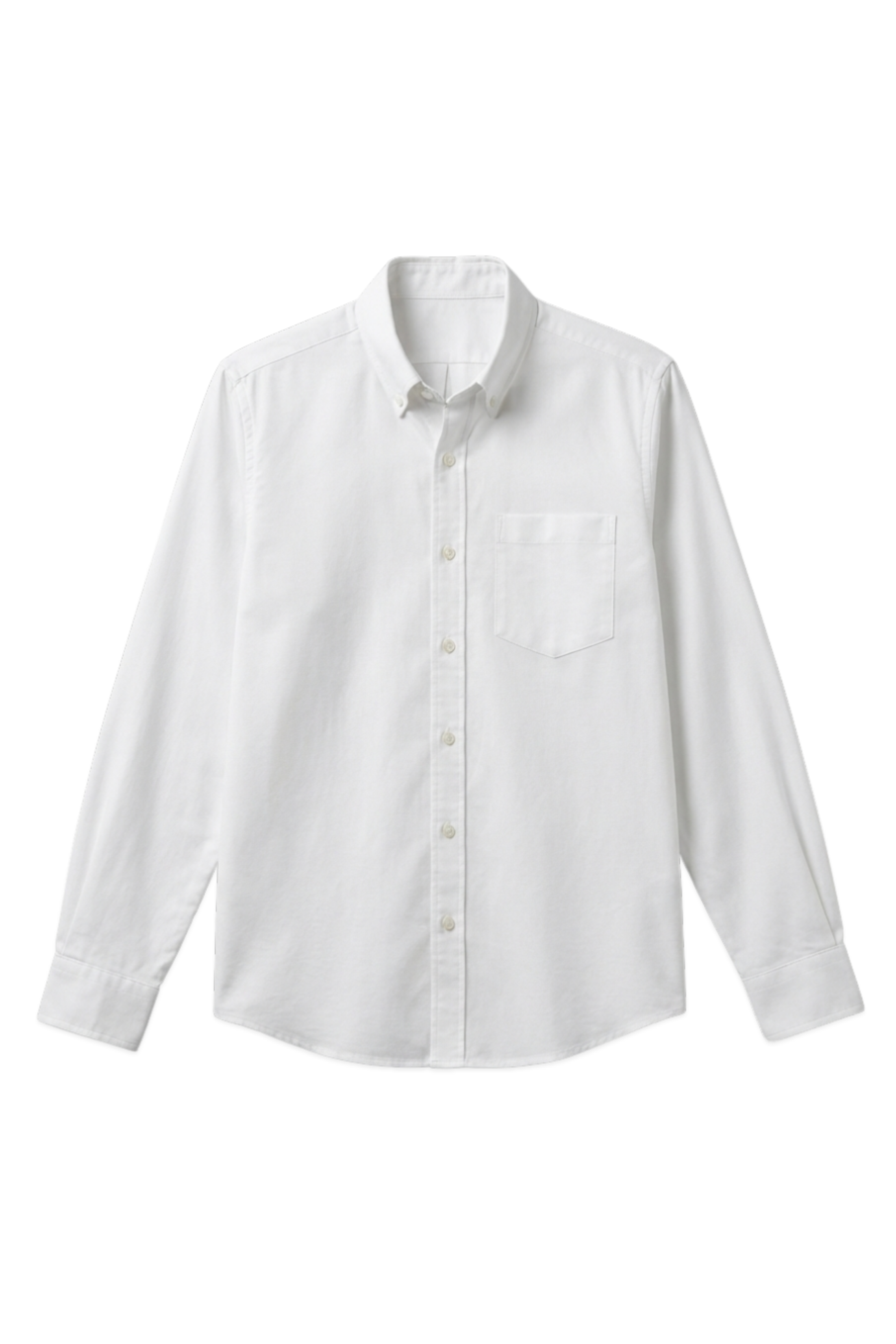 Button-Down Oxford Shirt – Storm White