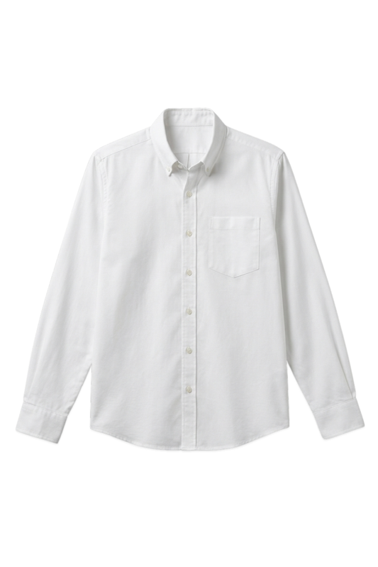 Button-Down Oxford Shirt – Storm White