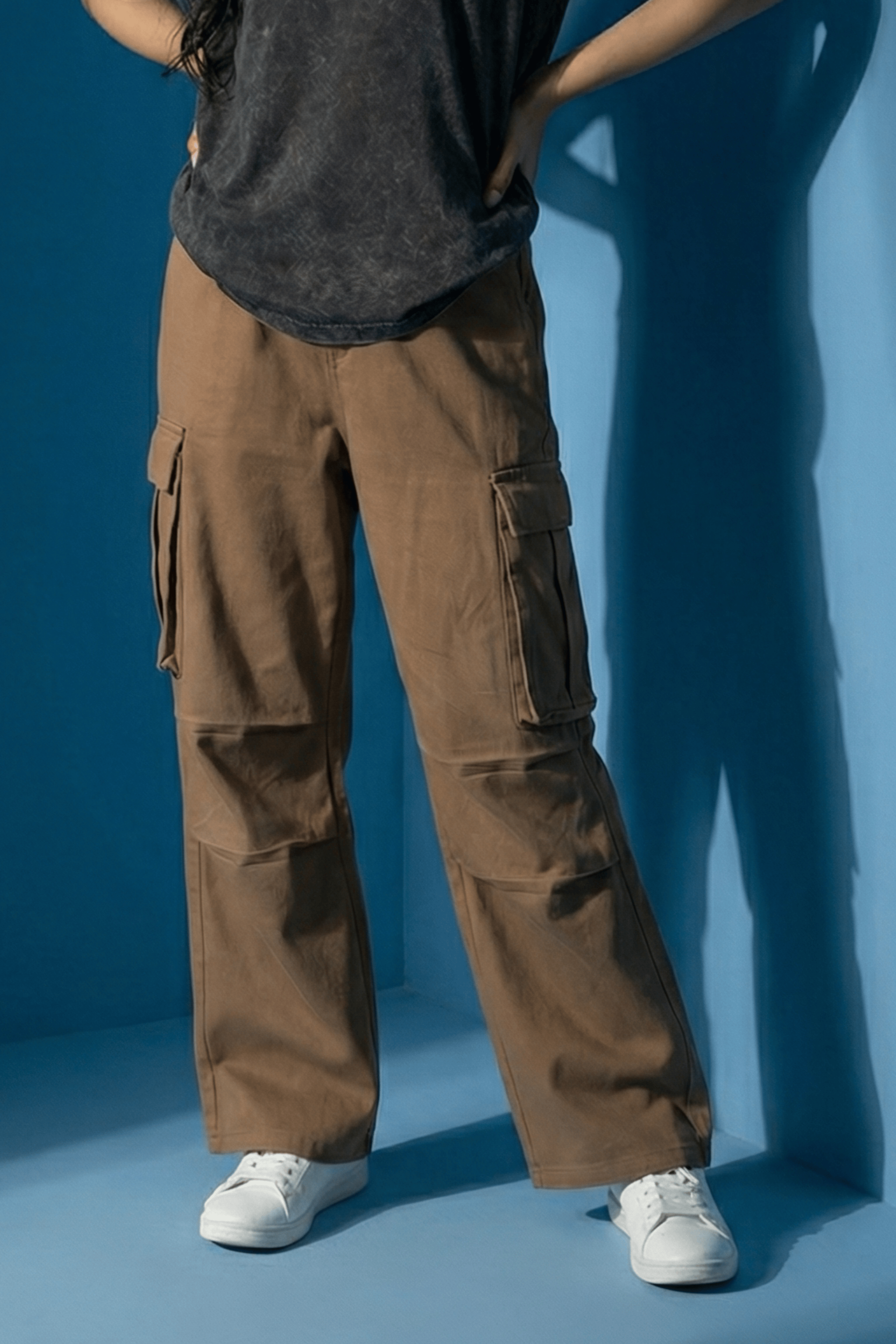 Mad Koffee Baggies 6 pocket Cargos - Brown
