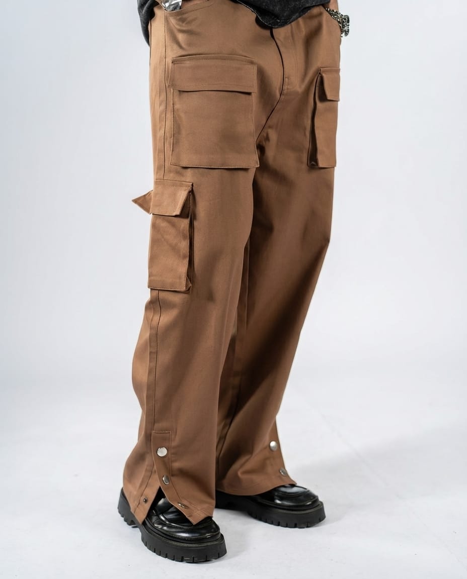 Mad Koffee Baggies Field Cargos: Brown